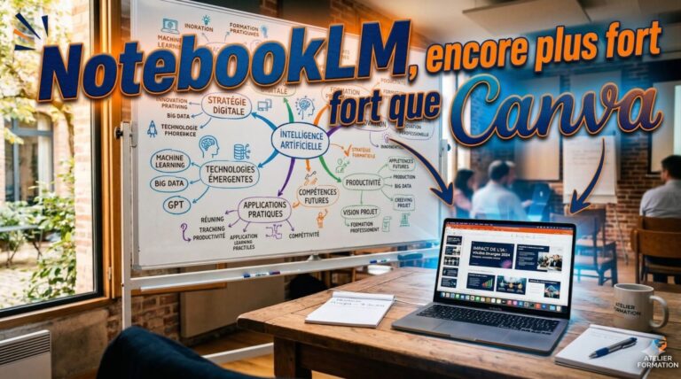 Notebook LM vs CANVA : l&rsquo;IA au service des entreprises par CIA Bourges